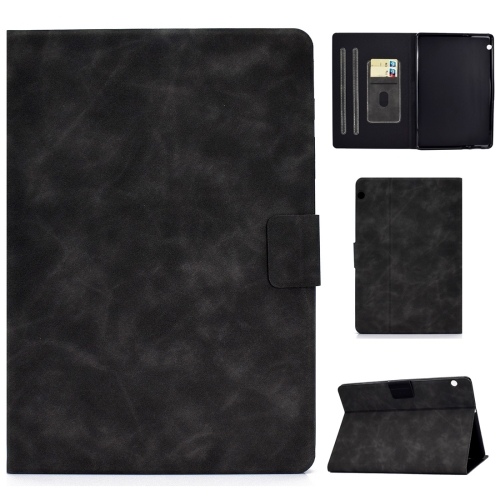 

For Huawei MediaPad T5 Cowhide Texture Horizontal Flip Leather Case with Holder & Card Slots(Grey)