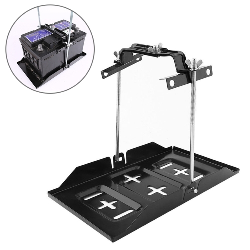 

Car Universal Battery Bracket Adjustable Battery Fixed Holder + Base Tray, Size:28.5cm Base + 19cm Bracket