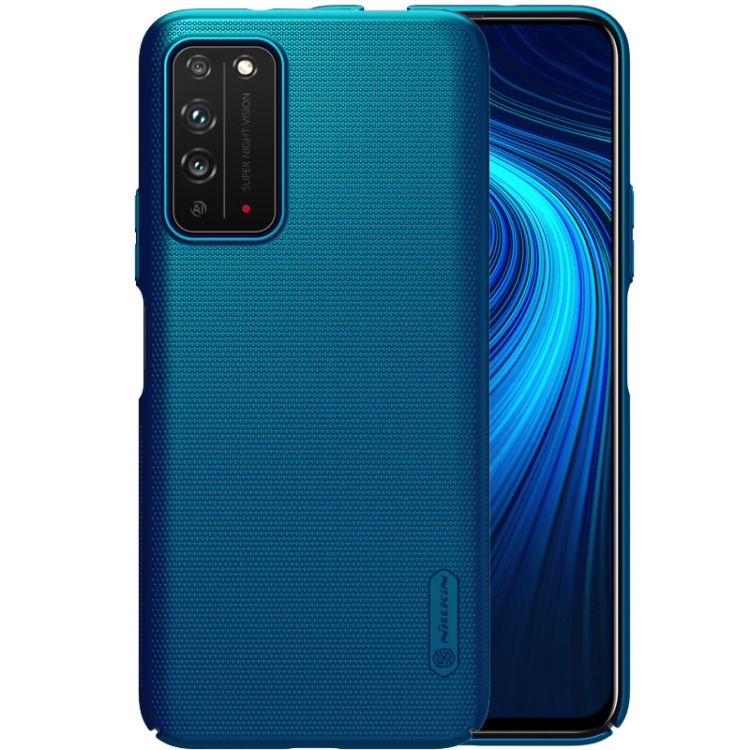 

For Huawei Honor X10 NILLKIN Frosted Concave-convex Texture PC Protective Case(Blue)