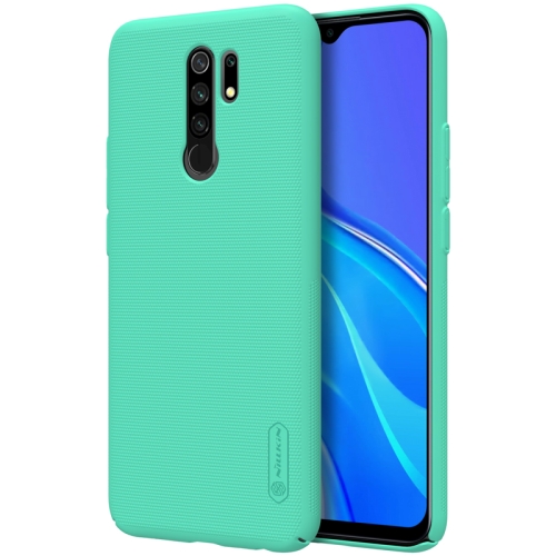 

For Xiaomi Redmi 9 NILLKIN Frosted Concave-convex Texture PC Protective Case(Mint Green)