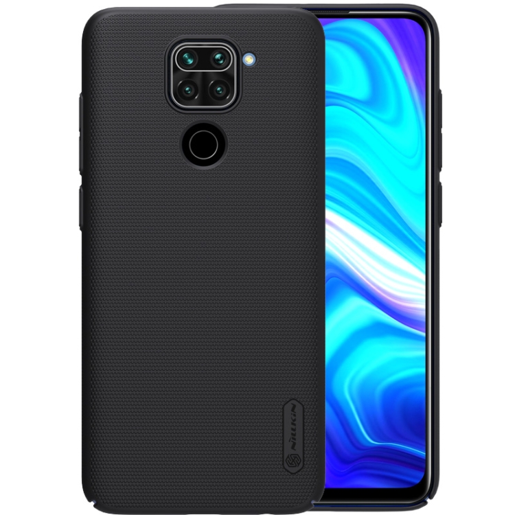 

For Xiaomi Redmi 10X 4G / Note 9 NILLKIN Frosted Concave-convex Texture PC Protective Case(Black)