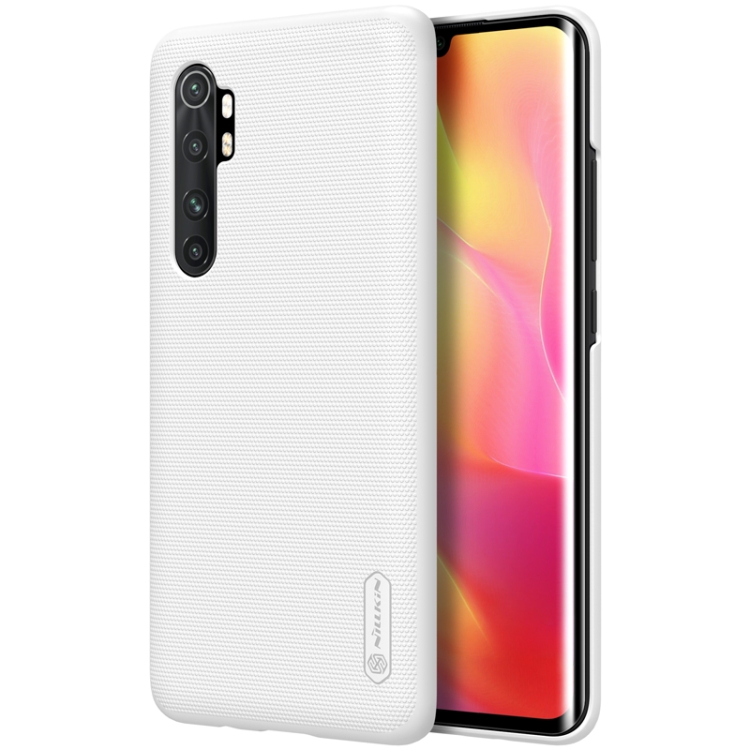 

For Xiaomi Mi Note 10 Lite NILLKIN Frosted Concave-convex Texture PC Protective Case(White)