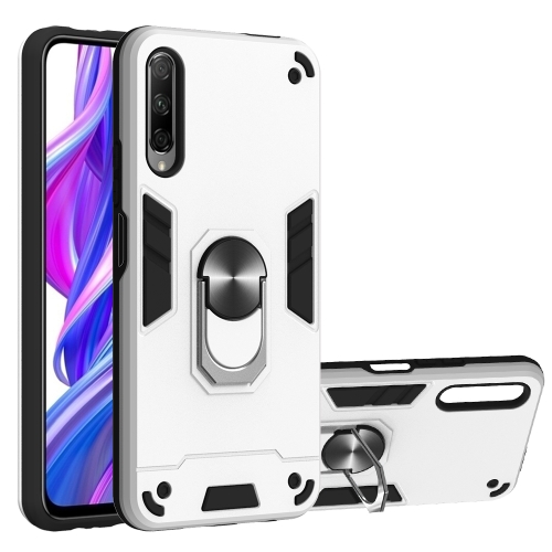 

For Huawei Y9s / Honor 9 2 in 1 Armour Series PC + TPU Protective Case with Ring Holder(Silver)