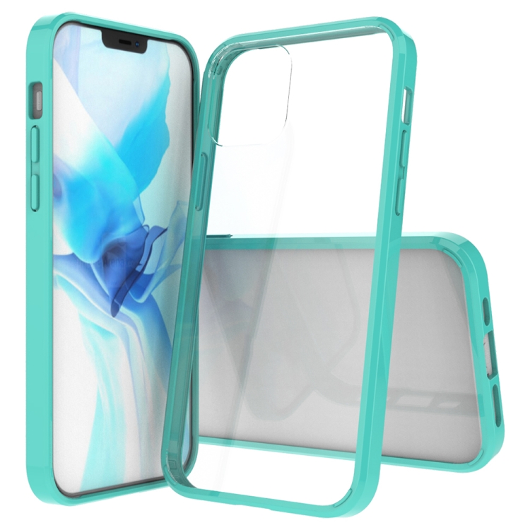 

For iPhone 12 / 12 Pro Shockproof Scratchproof TPU + Acrylic Protective Case(Green)