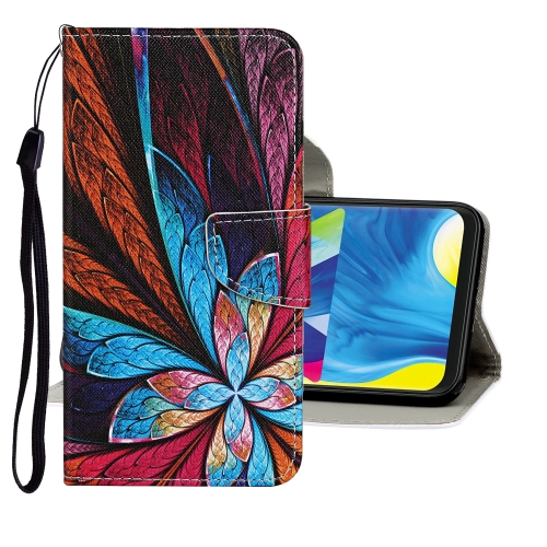 

For Samsung Galaxy A20s Colored Drawing Pattern Horizontal Flip Leather Case with Holder & Card Slots & Wallet(Oil Painting)