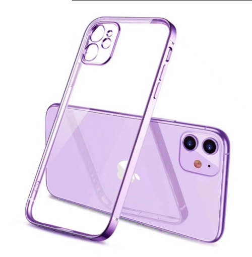 

For iPhone 11 Pro Max TPU Protective Case with Appearance Imitation of i12(Purple)