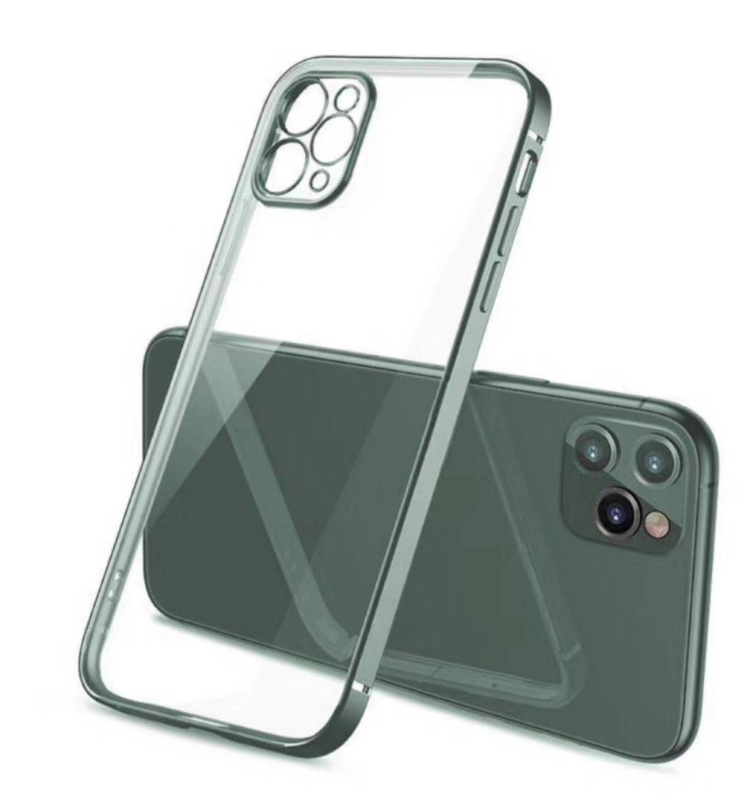 

For iPhone 11 Pro Max TPU Protective Case with Appearance Imitation of i12(Dark Green)