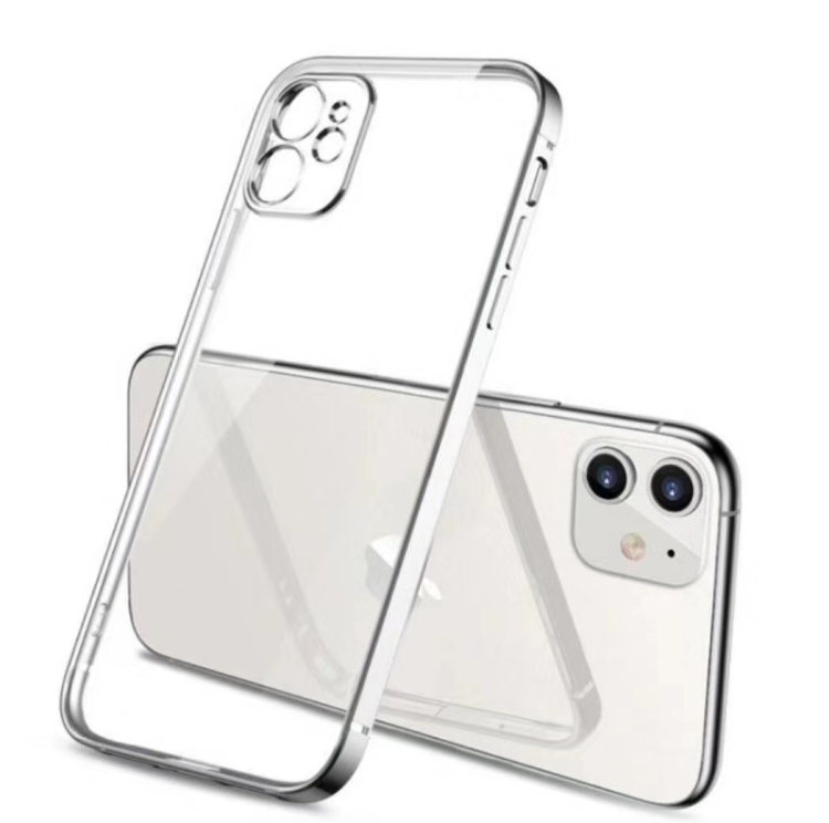 

For iPhone 11 TPU Protective Case with Appearance Imitation of i12(Silver)