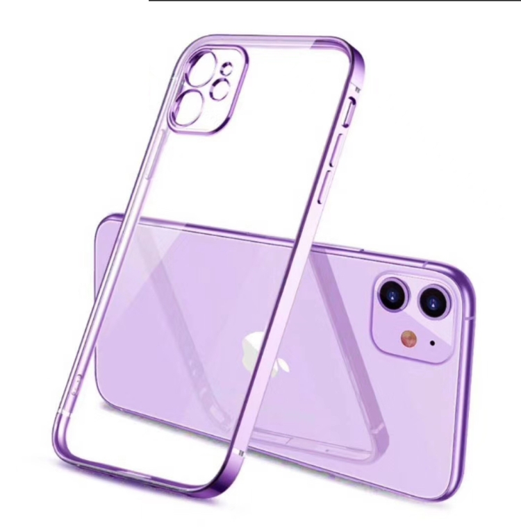 

For iPhone 11 Pro TPU Protective Case with Appearance Imitation of i12(Purple)