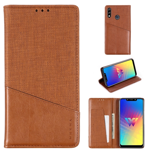 

For LG W10 MUXMA MX109 Horizontal Flip Leather Case with Holder & Card Slot & Wallet Function(Brown)