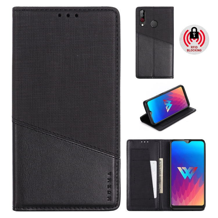 

For LG W30 MUXMA MX109 Horizontal Flip Leather Case with Holder & Card Slot & Wallet Function(Black)