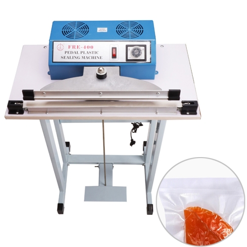 

Pedal Type Sealing Machine Heat Shrinkable Film Cutting Machine Plastic Bag Sealer, EU Plug, Specification:Model 400