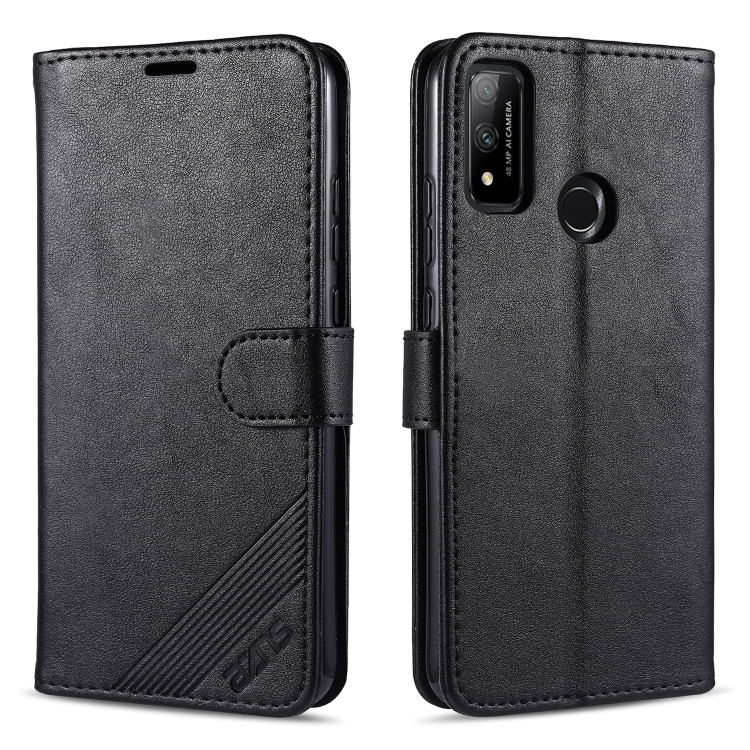 

For Huawei P Smart 2020 AZNS Sheepskin Texture Horizontal Flip Leather Case with Holder & Card Slots & Wallet(Black)