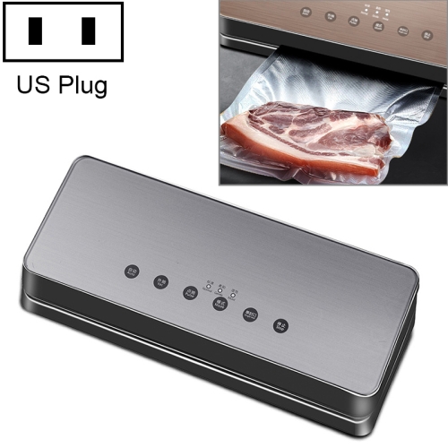 

Automatic Vacuum Sealer Household Food Preservation Packaging Machine, Plug Specification:US Plug(Silver)