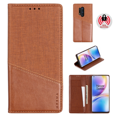 

For OnePlus 8 Pro MUXMA MX109 Horizontal Flip Leather Case with Holder & Card Slot & Wallet(Brown)