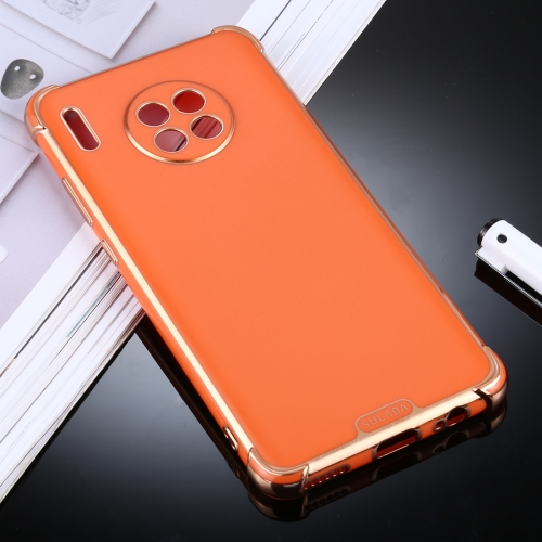 

For Huawei Mate 30 SULADA Colorful Shield Series TPU + Plating Edge Protective Case(Orange)