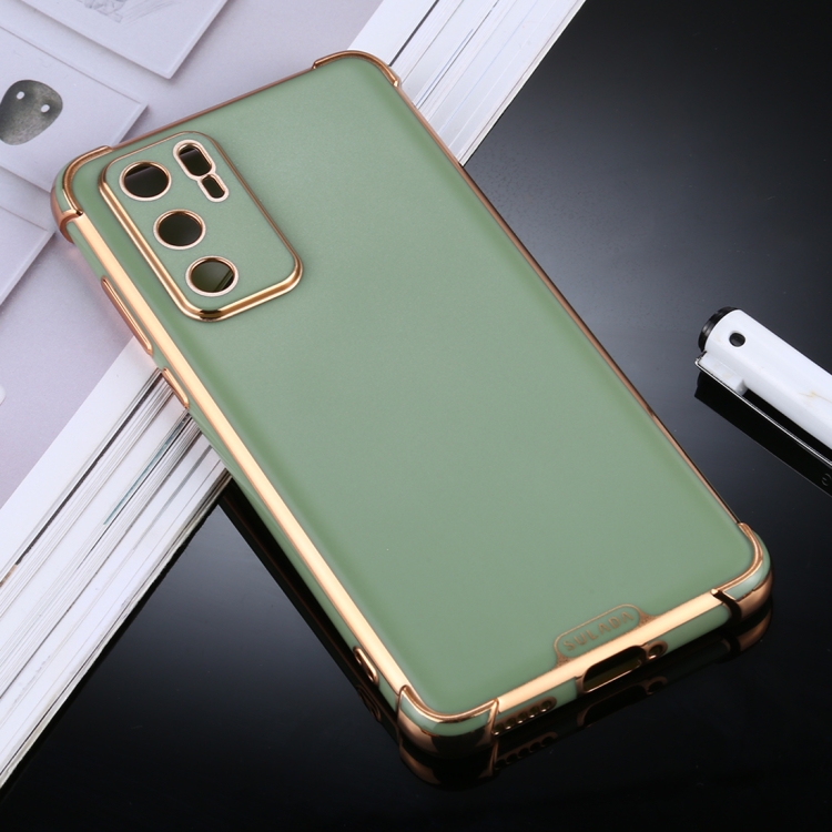 

For Huawei P40 SULADA Colorful Shield Series TPU + Plating Edge Protective Case(Green)