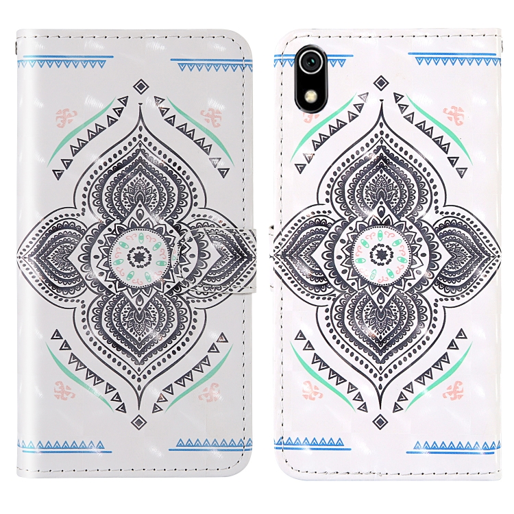 

For Xiaomi Redmi 7A 3D Painting Colored Drawing Pattern Horizontal Flip TPU + PU Leather Case with Holder & Card Slots & Wallet & Lanyard(Spinning Top)
