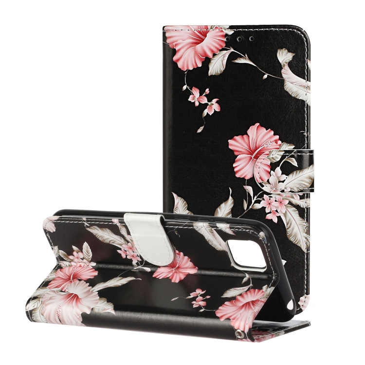 

For Huawei Y5p Colored Drawing Marble Pattern Horizontal Flip PU Leather Case with Holder & Card Slots & Wallet(Azalea)