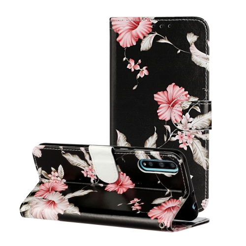 

For Huawei Y8p / Enjoy 10s Colored Drawing Marble Pattern Horizontal Flip PU Leather Case with Holder & Card Slots & Wallet(Azalea)