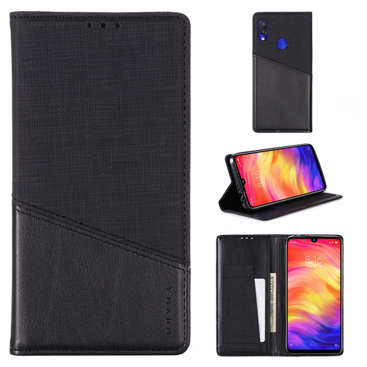 

For Xiaomi Redmi Note 7 MUXMA MX109 Horizontal Flip Leather Case with Holder & Card Slot & Wallet(Black)