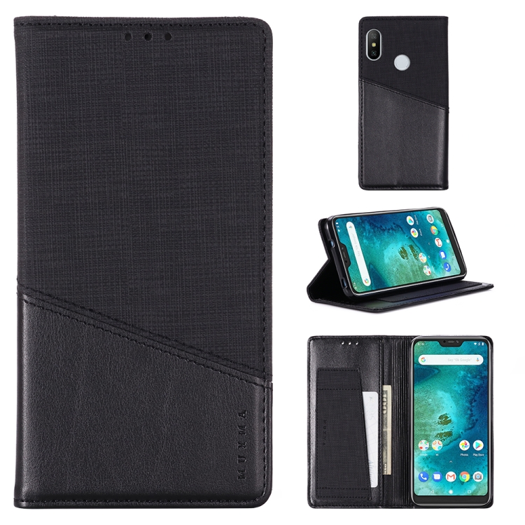 

For Xiaomi Redmi 6 Pro MUXMA MX109 Horizontal Flip Leather Case with Holder & Card Slot & Wallet(Black)