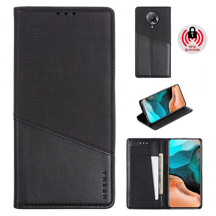 

For Xiaomi Redmi K30 Pro MUXMA MX109 Horizontal Flip Leather Case with Holder & Card Slot & Wallet(Black)