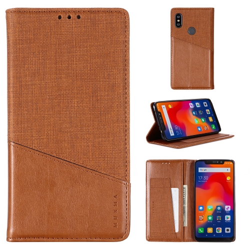 

For Xiaomi Redmi Note 6 Pro MUXMA MX109 Horizontal Flip Leather Case with Holder & Card Slot & Wallet(Brown)
