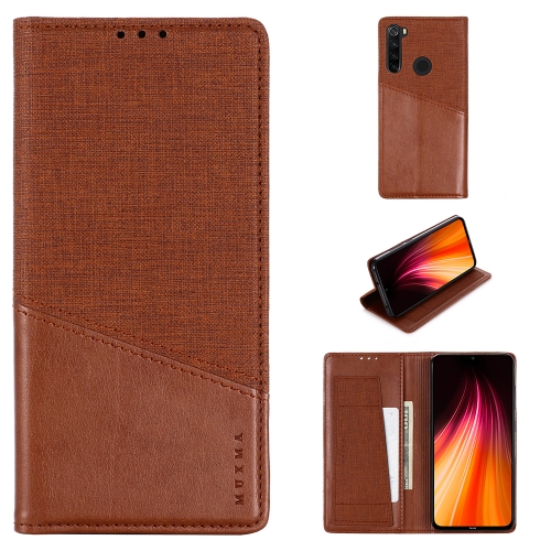 

For Xiaomi Redmi Note 8T MUXMA MX109 Horizontal Flip Leather Case with Holder & Card Slot & Wallet(Brown)