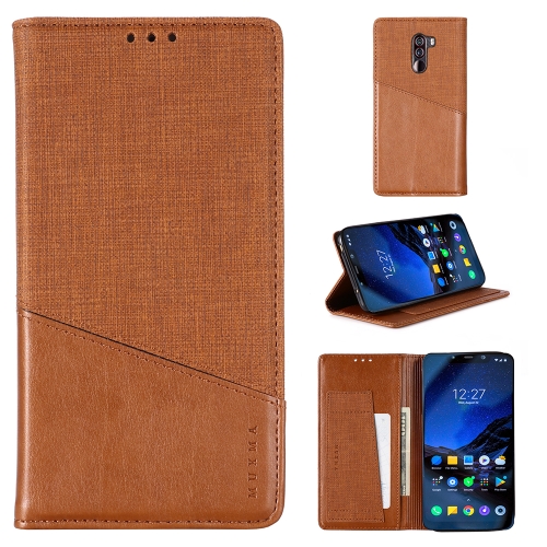 

For Xiaomi Pocophone F1 MUXMA MX109 Horizontal Flip Leather Case with Holder & Card Slot & Wallet(Brown)