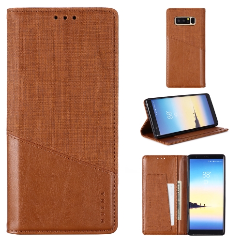 

For Samsung Galaxy Note 8 MUXMA MX109 Horizontal Flip Leather Case with Holder & Card Slot & Wallet(Brown)