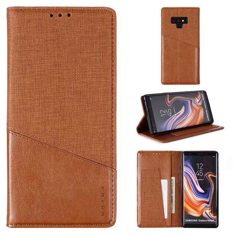 

For Samsung Galaxy Note9 MUXMA MX109 Horizontal Flip Leather Case with Holder & Card Slot & Wallet(Brown)