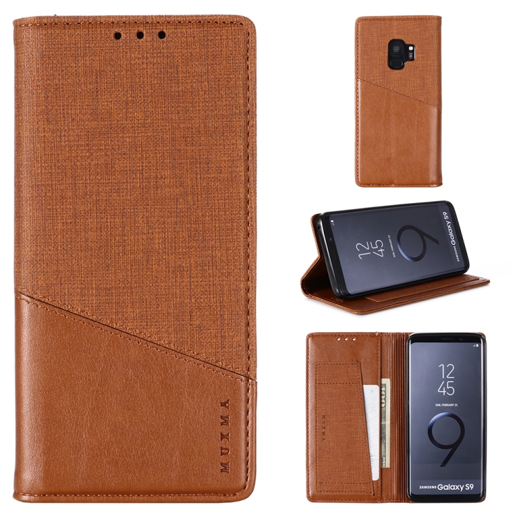 

For Samsung Galaxy S9 MUXMA MX109 Horizontal Flip Leather Case with Holder & Card Slot & Wallet(Brown)