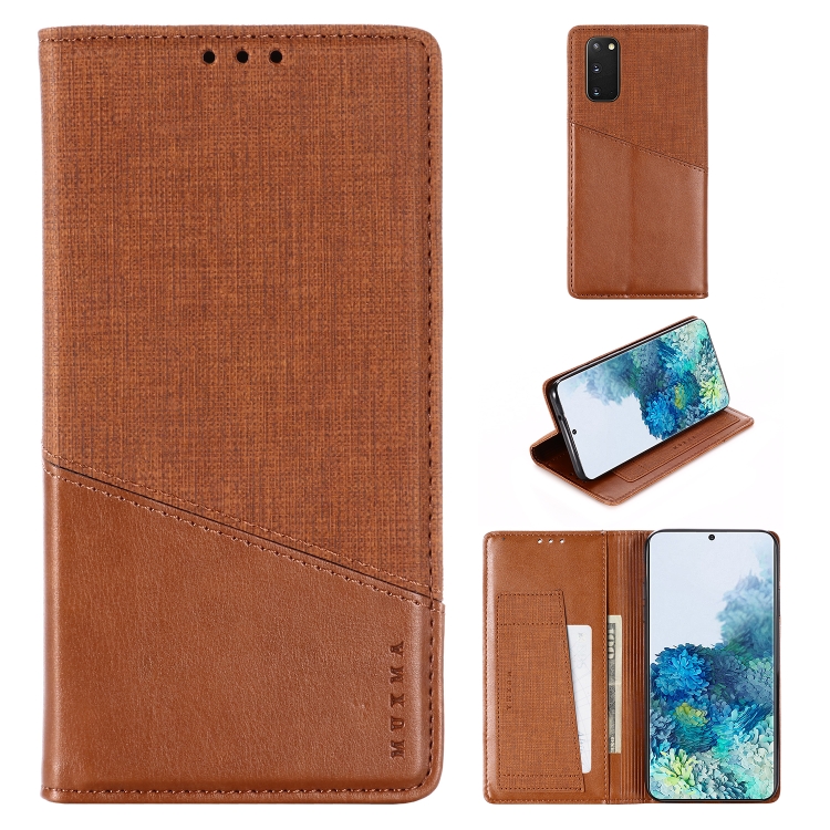 

For Samsung Galaxy S20 MUXMA MX109 Horizontal Flip Leather Case with Holder & Card Slot & Wallet(Brown)