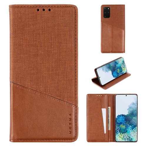 

For Samsung Galaxy S20 Plus MUXMA MX109 Horizontal Flip Leather Case with Holder & Card Slot & Wallet(Brown)