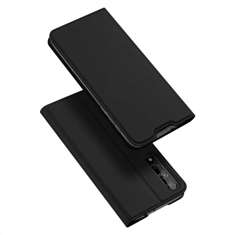 

For Huawei P Smart S / Y8P DUX DUCIS Skin Pro Series Horizontal Flip PU + TPU Leather Case, with Holder & Card Slots(Black)