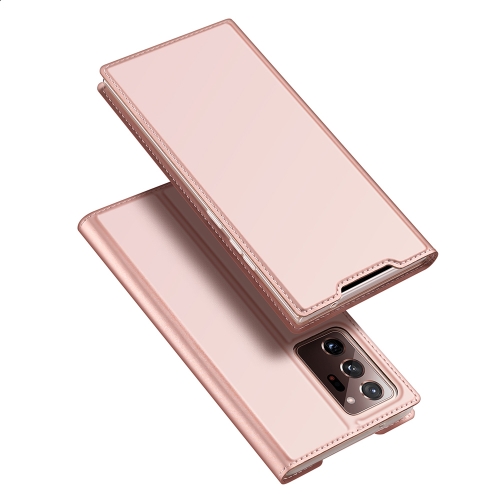 

For Samsung Galaxy Note 20 Ultra DUX DUCIS Skin Pro Series Horizontal Flip PU + TPU Leather Case, with Holder & Card Slots(Rose Gold)