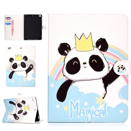 

For iPad Pro10.5 inch Colored Drawing Pattern Horizontal Flip PU Leather Case with Holder & Card Slot & Sleep / Wake-up Function(Crown Panda)