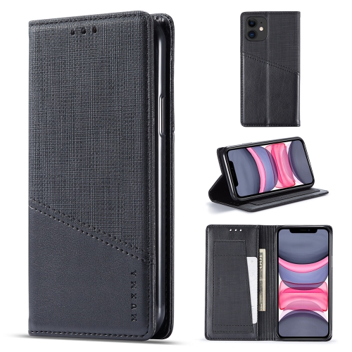 

For iPhone 11 MUXMA MX109 Horizontal Flip Leather Case with Holder & Card Slot & Wallet(Black)