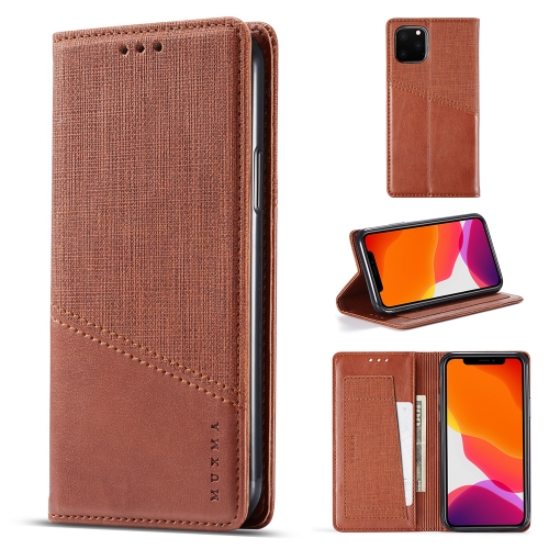 

For iPhone 11 Pro MUXMA MX109 Horizontal Flip Leather Case with Holder & Card Slot & Wallet(Brown)