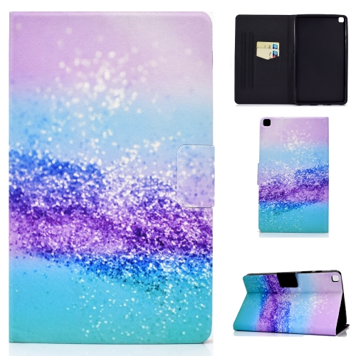 

For Samsung Galaxy Tab A8.0 (2019) T290 Electric Pressed TPU Colored Drawing Horizontal Flip Leather Case with Holder & Card Slots & Anti-slip Strip(Color Sand)