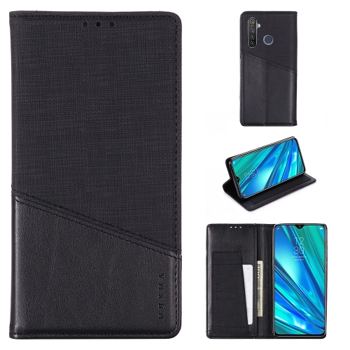 

For OPPO Realme 5 Pro MUXMA MX109 Horizontal Flip Leather Case with Holder & Card Slot & Wallet(Black)