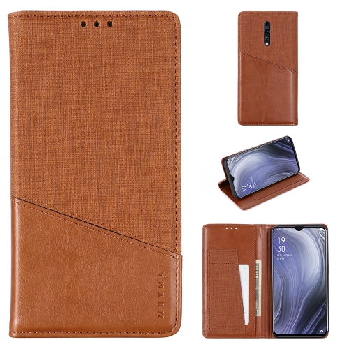 

For OPPO Reno Z MUXMA MX109 Horizontal Flip Leather Case with Holder & Card Slot & Wallet(Brown)