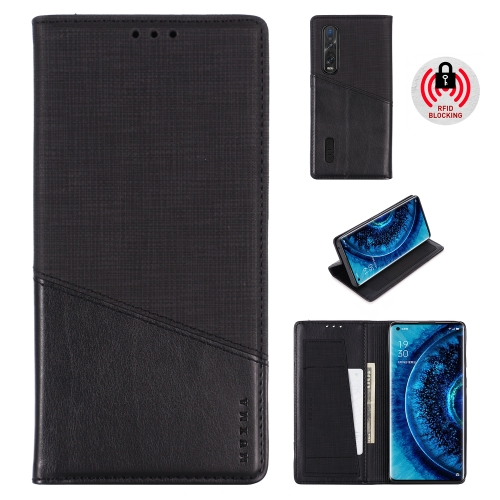 

For OPPO Find X2 Pro MUXMA MX109 Horizontal Flip Leather Case with Holder & Card Slot & Wallet(Black)