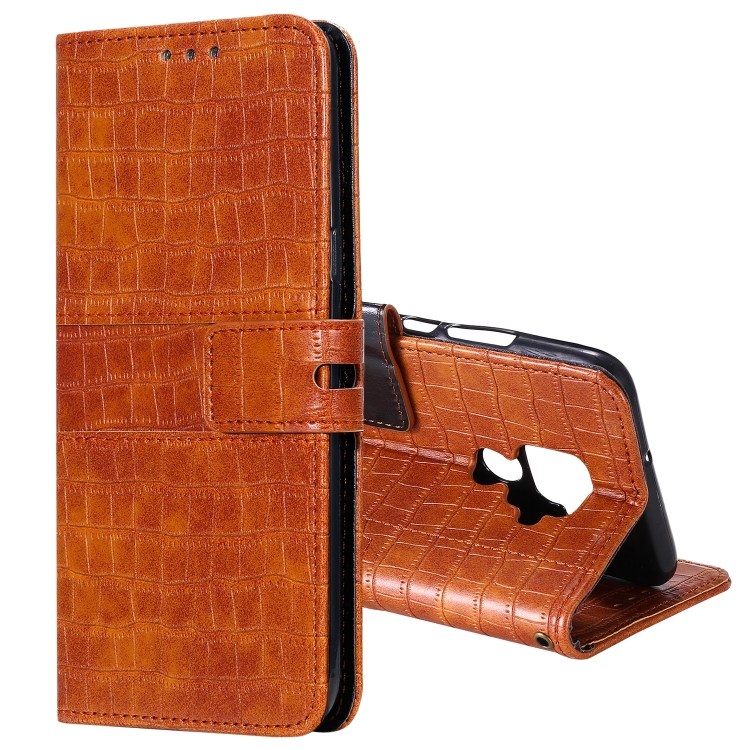 

For Huawei Mate 30 Lite Regular Crocodile Texture Horizontal Flip Leather Case with Holder & Card Slots & Wallet & Photo Frame & Lanyard(Brown)