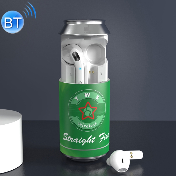 

H35T Creative Can Type Wireless Stereo Bluetooth 5.0 Earphone(Green)