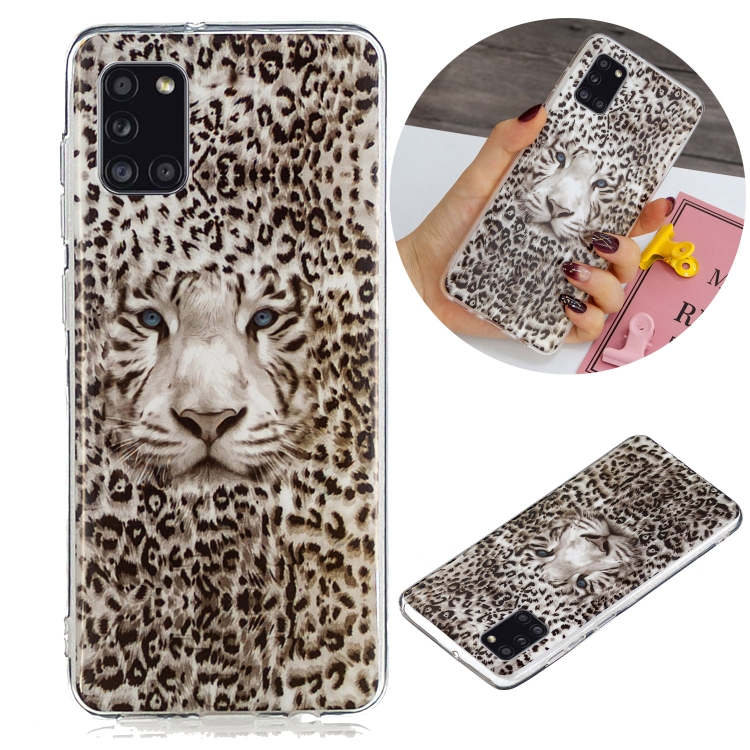 

For Samsung Galaxy A31 Luminous TPU Soft Protective Case(Leopard Tiger)
