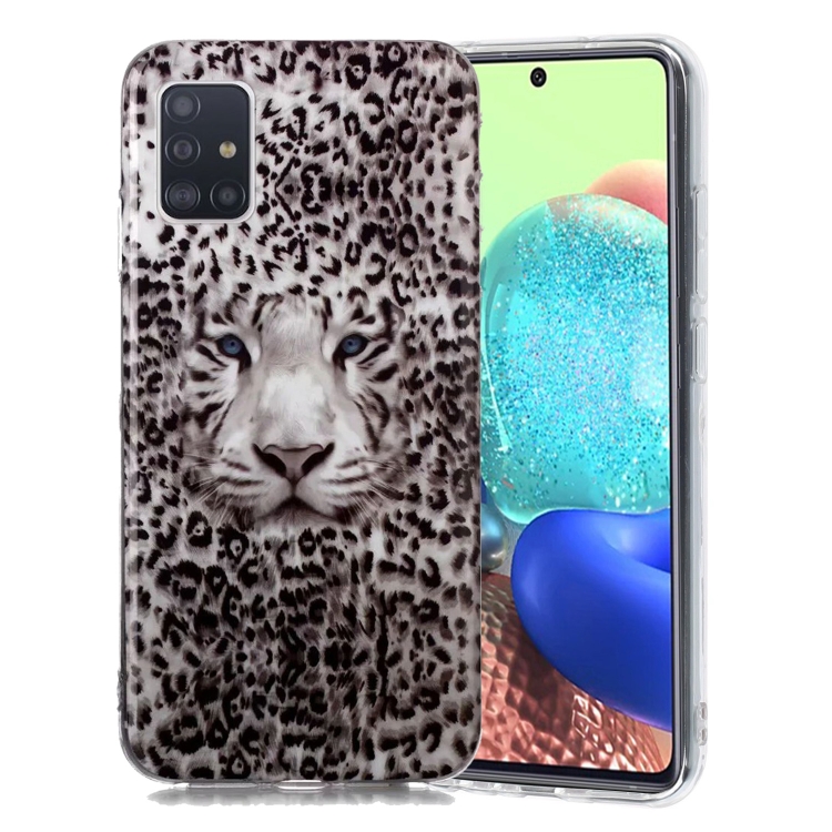 

For Samsung Galaxy A51 5G Luminous TPU Soft Protective Case(Leopard Tiger)