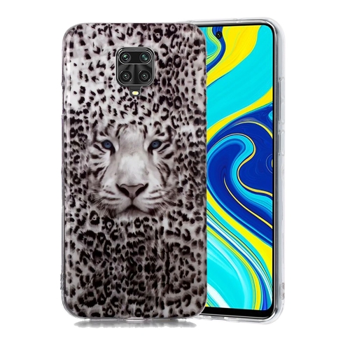 

For Xiaomi Redmi Note 9 Pro Luminous TPU Soft Protective Case(Leopard Tiger)