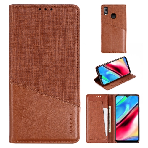 

For Vivo Y93 MUXMA MX109 Horizontal Flip Leather Case with Holder & Card Slot & Wallet(Brown)